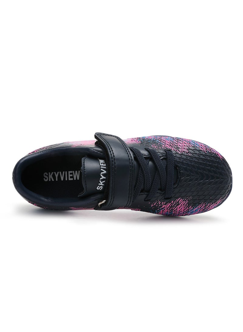 Sky View Toddler Soccer Cleats Boys And Girls Hook And Loop Turf Soccer Shoes For Kids Indoor Outdoor Children Unisex Football Boots IC or IN Flat Wide Training Sneaker - Image 5