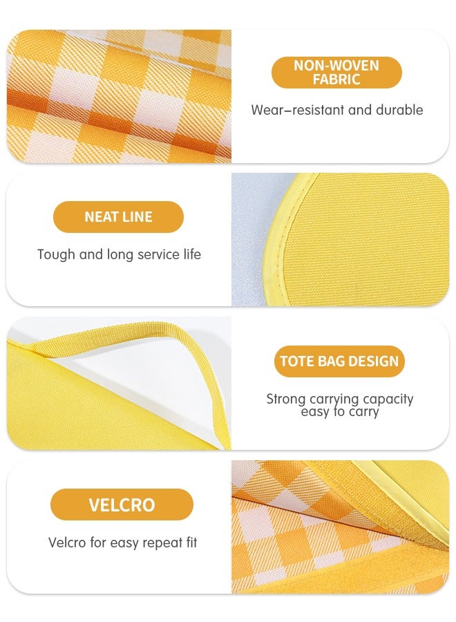 UETEEY Picnic Blanket Extra Large Waterproof, 200×200cm Waterproof Foldable Blanket, Portable Picnic Mat, Camping Grass Picnic Blanket for 8 Adults Outdoor Picnic Mat, Camping Outdoor Activities Supplies  - Image 3