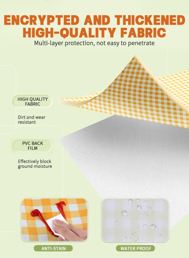 UETEEY Picnic Blanket Extra Large Waterproof, 200×200cm Waterproof Foldable Blanket, Portable Picnic Mat, Camping Grass Picnic Blanket for 8 Adults Outdoor Picnic Mat, Camping Outdoor Activities Supplies  - Image 2