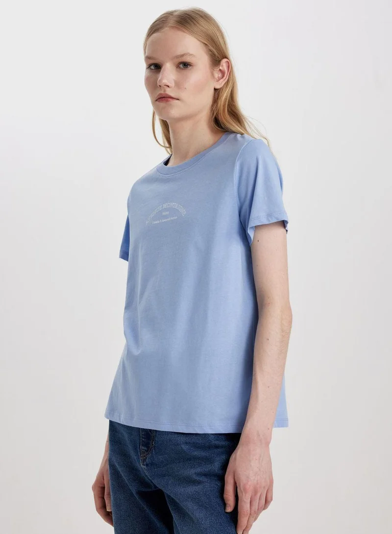 DeFacto Regular Fit Crew Neck Short Sleeve T-Shirt