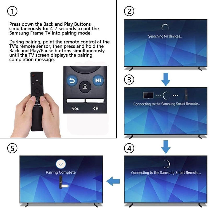 LOMCA BN59-01266A Voice Replacement Remote Control for Samsung Smart QLED TV UN55MU8500FXZA UN55MU800DFXZA UN55MU8000FXZA UN49MU800DFXZA UN49MU7600FXZA UN49MU7500FXZA UN49MU7000FXZA UN82MU800DFXZA - Image 3