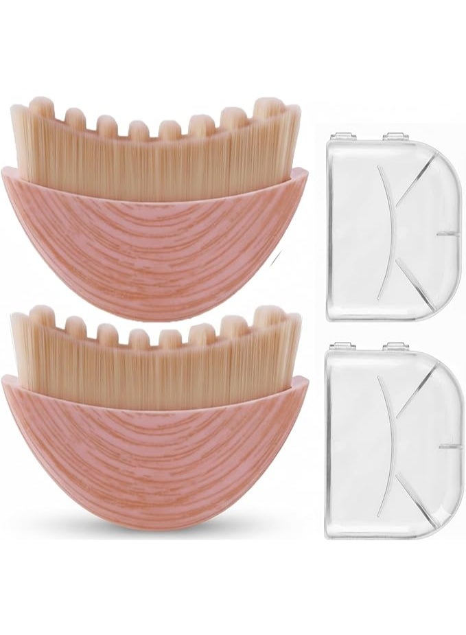 ATRJSZ 2Pack Lymphatic Contour Face Brush, Lymphatic Drainage Brush, Dry Brushing Face Brush, Lymphatic Drainage Massager for Face, Designed for The Face Gentle Enough for Daily Use - Image 5