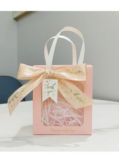 Generic Ramadan Gift Bag Birthday Gift Bag Gift Box 18*8.8*21cm Pink Color  - Image 1