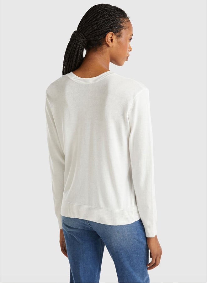Benetton V-neck sweater  - Image 2