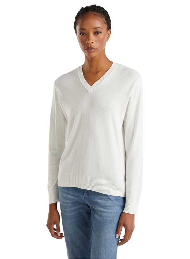 Benetton V-neck sweater  - Image 1