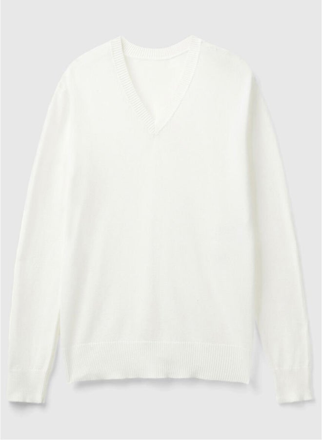 Benetton V-neck sweater  - Image 3