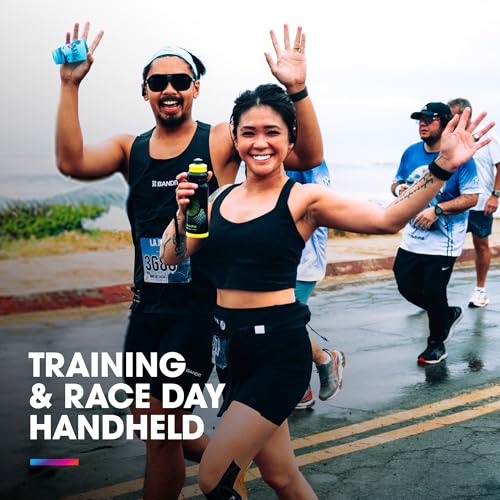 HydraPak Tempo Pro 525ml Handheld Running Squeeze Bottle for Training and Race Day Hydration with Removable Strap 525ml17oz White - Image 3