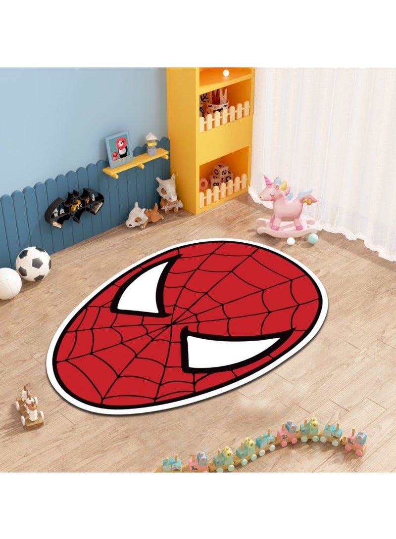 Spider-Man Kids Play Mat (110x160cm) – Soft Non-Slip Cartoon Floor Rug for Children's Bedroom & Playroom