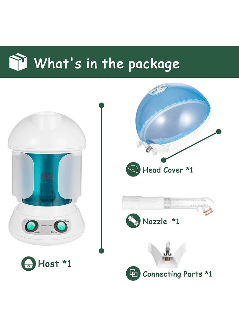 K.SKIN 2 in 1 Hair and Facial Steamer, Hair Steamer, Face Steamer, Hair Humidifier, Hot Mist Moisturizing, Hydration System Sprayer, Personal Care Use, Home and Salon - Image 2