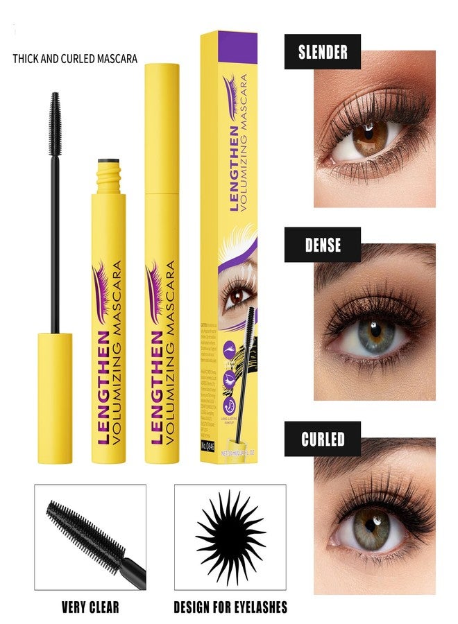 BANGFENG Bubble Mascara - Lightweight Volumizing Mascara for Fluffy, Lifted Lashes - Smudge-Proof, Jet Black Formula for Bold Curl, Lash Separation & Long-Lasting Bouncy Volume - No Clumps or Flakes - Image 4