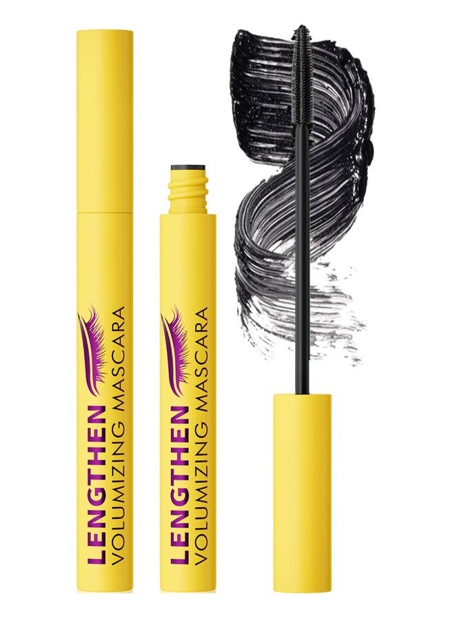 BANGFENG Bubble Mascara - Lightweight Volumizing Mascara for Fluffy, Lifted Lashes - Smudge-Proof, Jet Black Formula for Bold Curl, Lash Separation & Long-Lasting Bouncy Volume - No Clumps or Flakes - Image 1