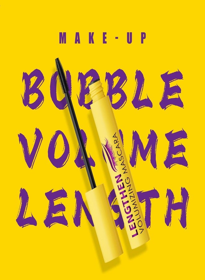BANGFENG Bubble Mascara - Lightweight Volumizing Mascara for Fluffy, Lifted Lashes - Smudge-Proof, Jet Black Formula for Bold Curl, Lash Separation & Long-Lasting Bouncy Volume - No Clumps or Flakes - Image 3