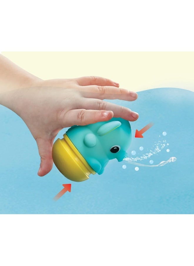 vtech VTech 6-in-1 Bath Set, Bathtub Toy with 10+ Accessories Including Stacking & Linking Boats, Shape Sorter, Colourful Balls, Bath Time Gift for Babies & Infants 0, 6, 12 months +  - Image 5
