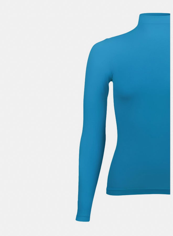 Silvy Lycra Celina High Long Sleeves High Neck Top For Women - Image 3
