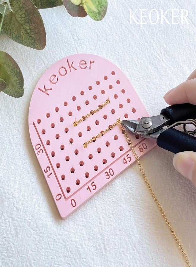 Keoker Chain Guide, Polymer Clay Earrings Chain Guide, Clay Tool for Measuring Chain Length, Chain Cutting Guide for Polymer Clay Jewelry Making - Image 3