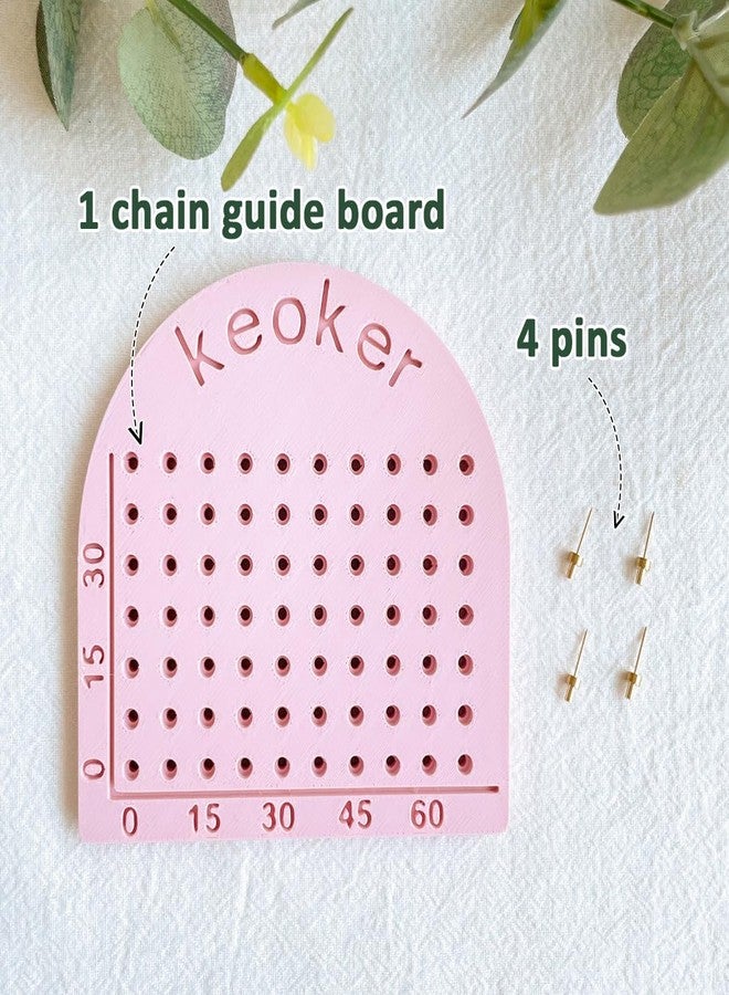 Keoker Chain Guide, Polymer Clay Earrings Chain Guide, Clay Tool for Measuring Chain Length, Chain Cutting Guide for Polymer Clay Jewelry Making - Image 2