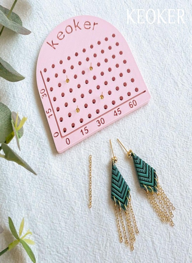 Keoker Chain Guide, Polymer Clay Earrings Chain Guide, Clay Tool for Measuring Chain Length, Chain Cutting Guide for Polymer Clay Jewelry Making - Image 4