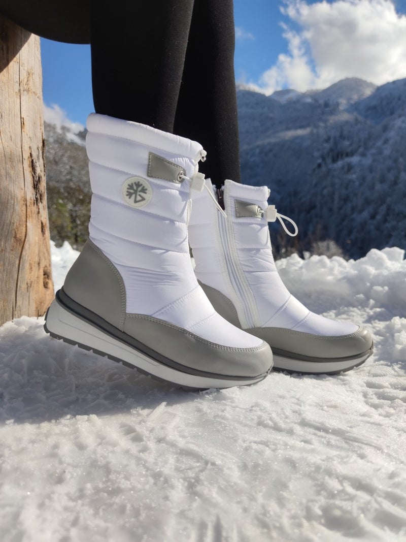 Çiğdem Kundura Çiğdem Snow Boots Unisex - Snow 11A - White Grey - 38 - Image 1