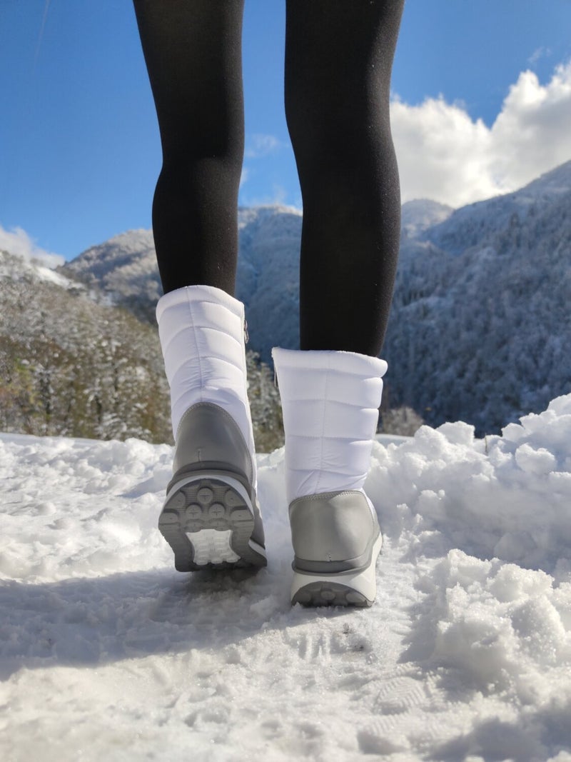 Çiğdem Kundura Çiğdem Snow Boots Unisex - Snow 11A - White Grey - 38 - Image 4