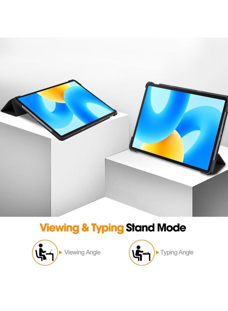 يوارب كينج هواوي MatePad 11.5 بوصة سوداء صلبة قشرة قذيفة ذكية كم واقية رقيقة جدا - Image 3