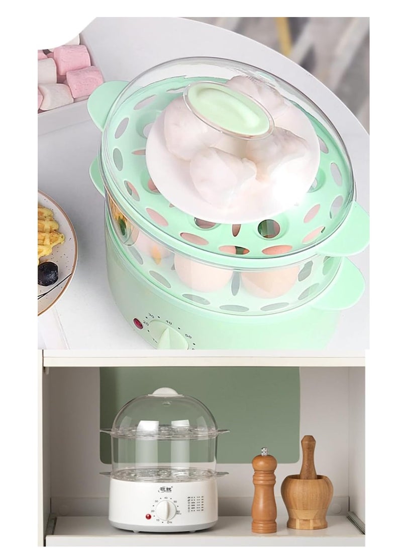 Wtrtr Wtrtr Timed Large Capacity Egg Boiler, 8 or 24 Egg Cooker Egg Steamer Maker, Multi Function Breakfast Machine  - Image 5