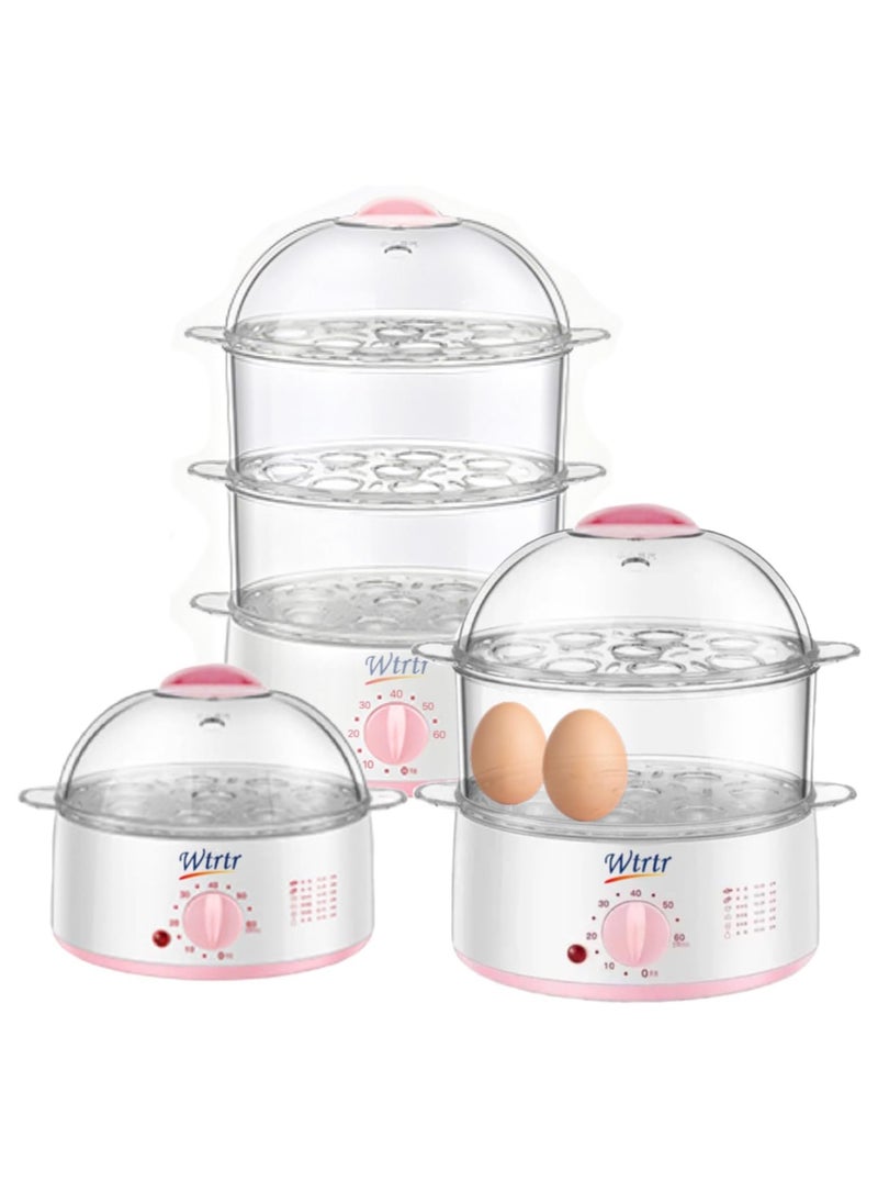 Wtrtr Wtrtr Timed Large Capacity Egg Boiler, 8 or 24 Egg Cooker Egg Steamer Maker, Multi Function Breakfast Machine  - Image 1