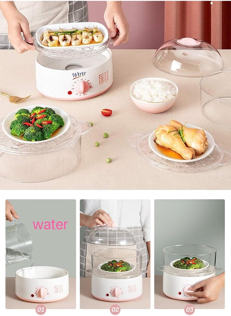 Wtrtr - Wtrtr Timed Large Capacity Egg Boiler, 8 or 24 Egg Cooker Egg Steamer Maker, Multi Function Breakfast Machine - Image 1