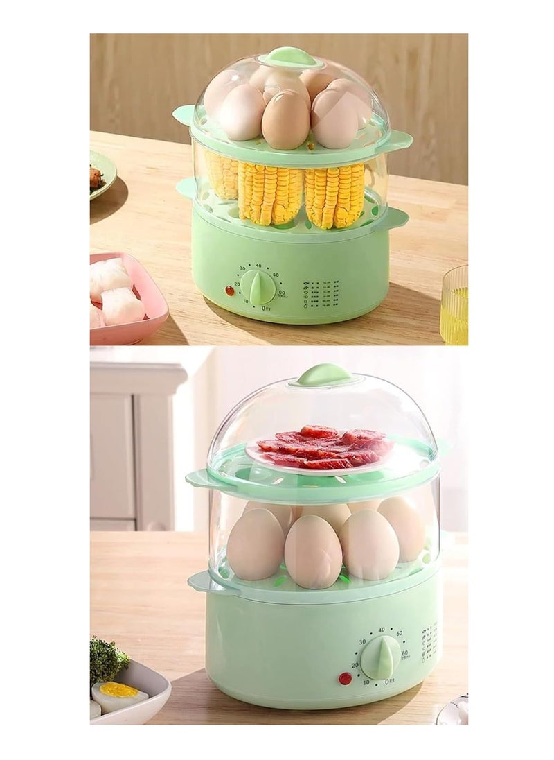 Wtrtr Wtrtr Timed Large Capacity Egg Boiler, 8 or 24 Egg Cooker Egg Steamer Maker, Multi Function Breakfast Machine  - Image 4