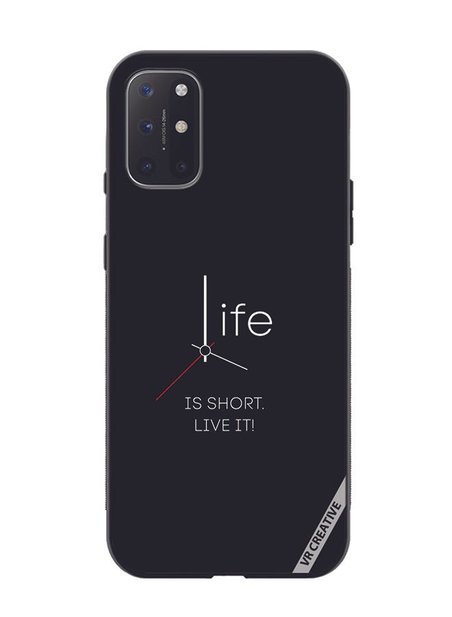 VR CREATIVE غطاء حماية لهاتف OnePlus 8T بتصميم حياة قصيرة متعدد الألوان - Image 1