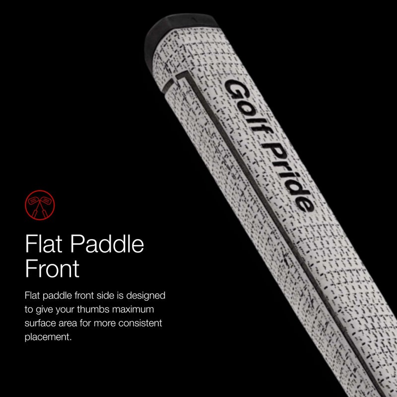 Golf Pride Pro Only Cord Golf Grip - Putter Grip with Rubber & Brushed Cotton Cord - Firm Feel for Maximum Feedback - Blue Star - Angled - Image 5
