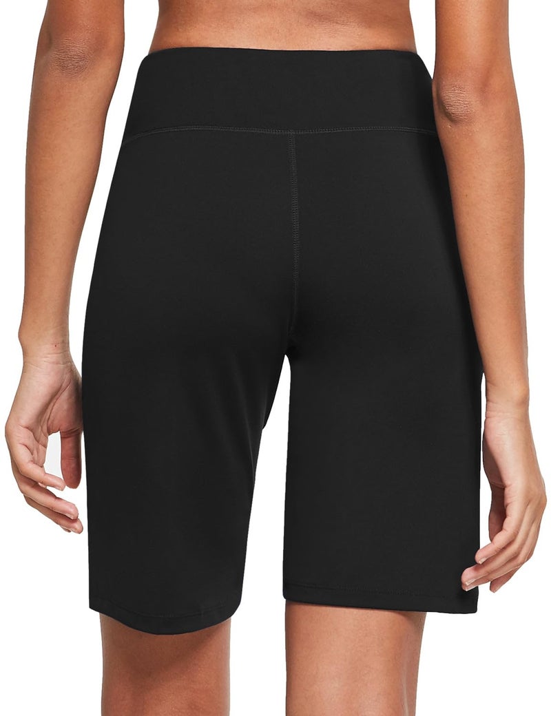 baleaf Women's Bermuda Shorts Knee Length High Rise Long Athletic Shorts Workout Walking Running Shorts Casual Summer Black XL - Image 2