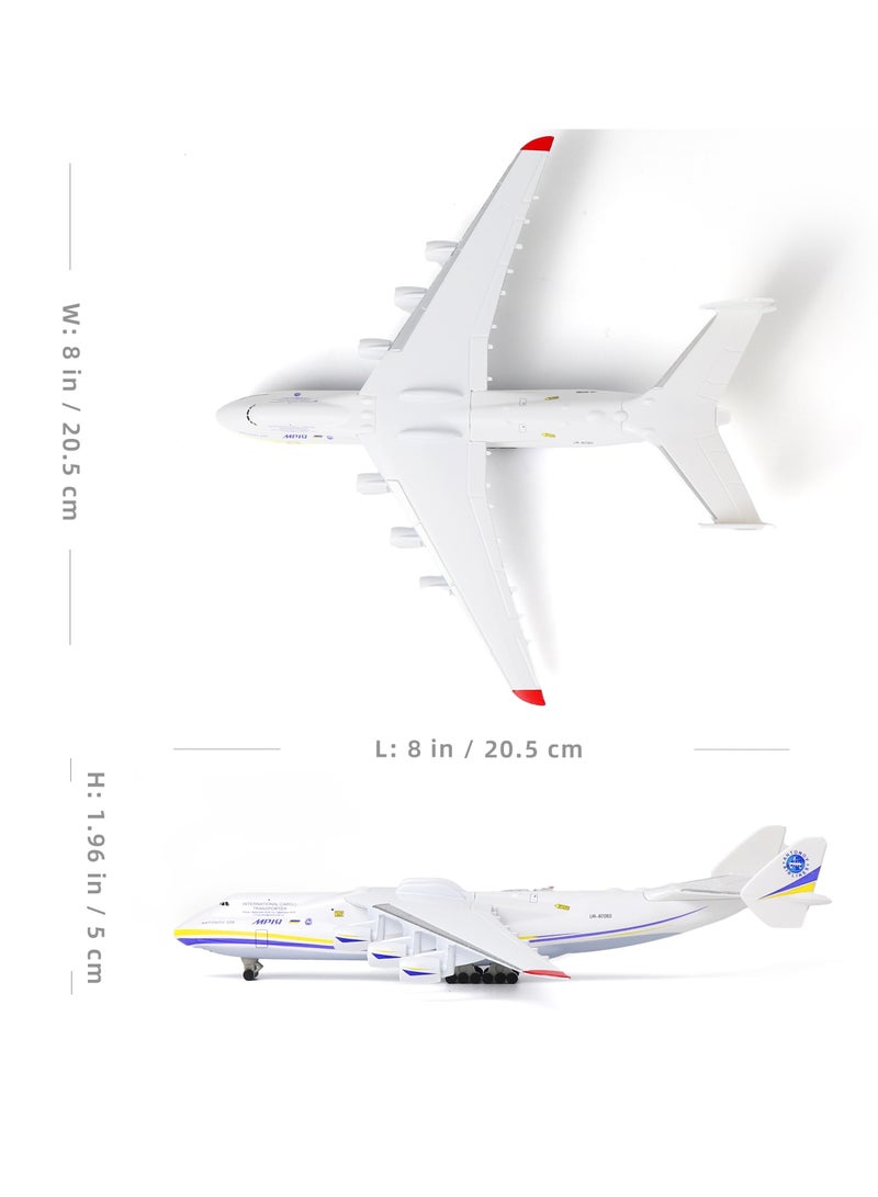 1/400 Scale 20cm Antonov AN-225 Mriya Diecast Metal Aircraft Model | Highly Detailed Collectible with Display Stand  - Image 4