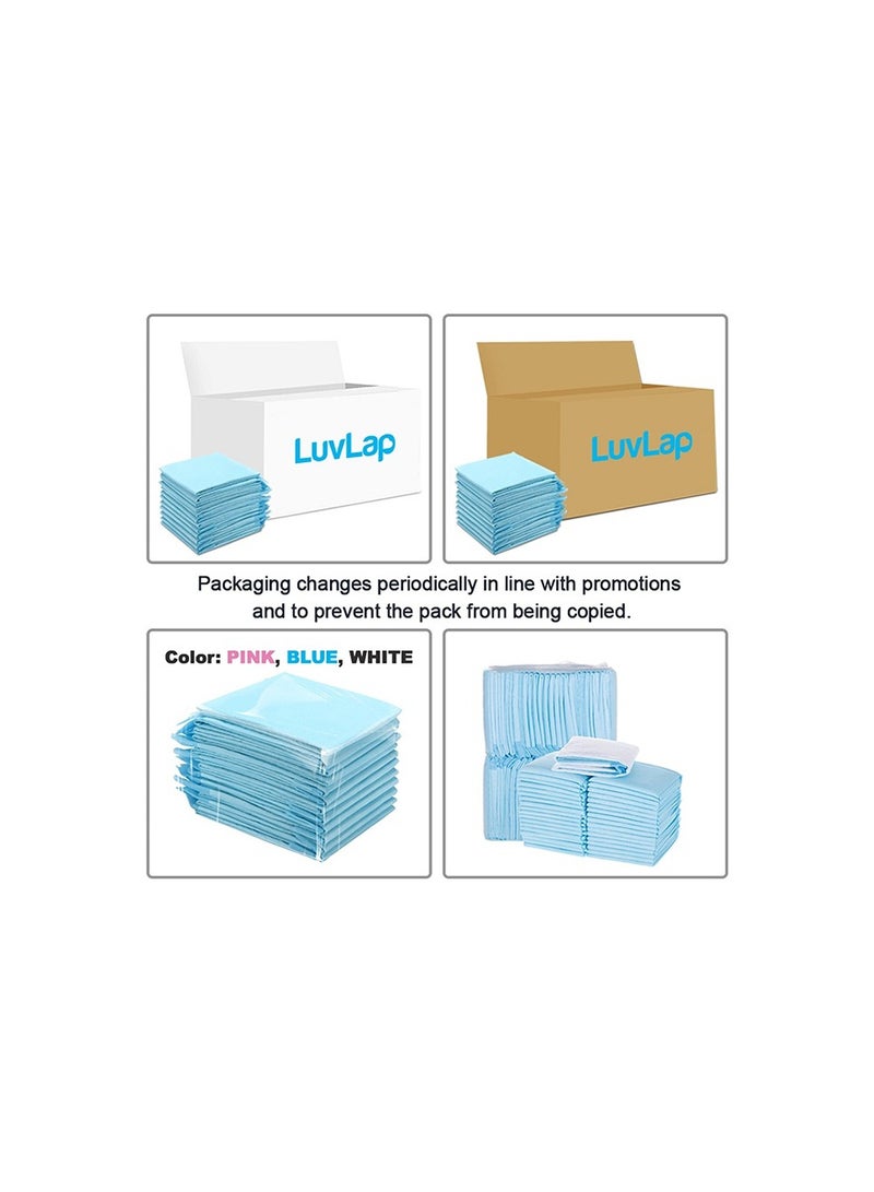 Luvlap Disposable Changing Mats 40 Counts Soft Waterproof Mat Portable Leak Proof Changing Mat New Mom Leak Proof Under pad Mattress Table Protector Pad - Image 4