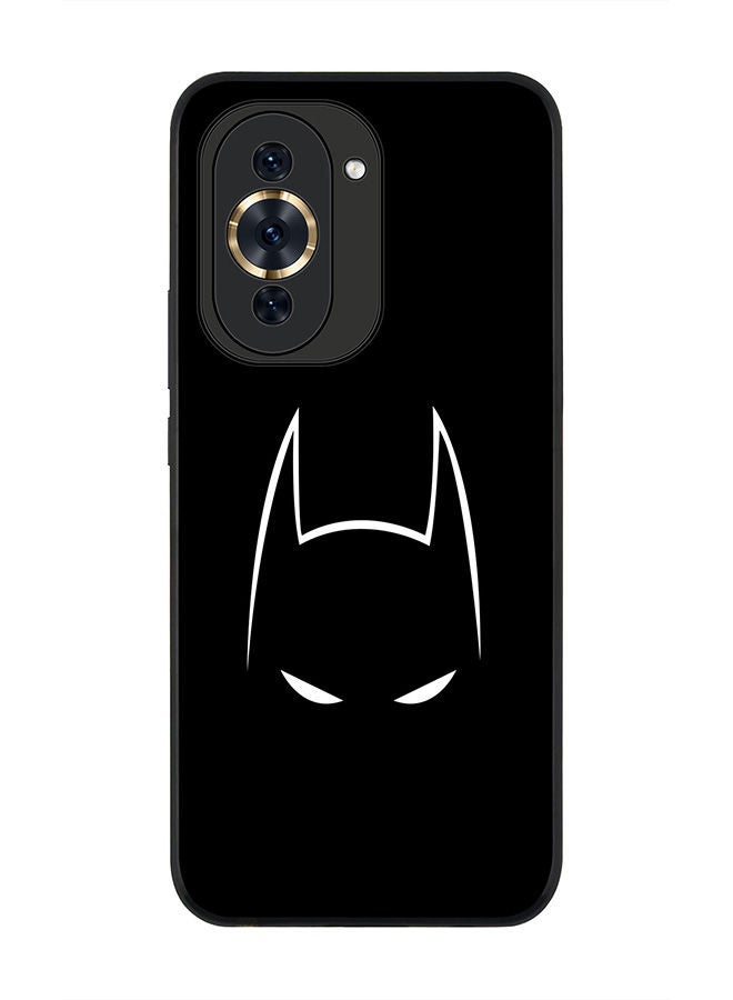 Stylizedd Rugged Black edge case for Huawei nova 10 4G Slim fit Soft Case Flexible Rubber Edges Anti Drop TPU Gel Thin Cover -  Sneaky Bat - Image 1