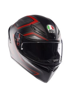 AGV K1 S SLING MATT BLACK/RED - MOTORBIKE FULL FACE HELMET E2206  - Image 1