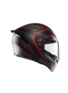 AGV K1 S SLING MATT BLACK/RED - MOTORBIKE FULL FACE HELMET E2206  - Image 3