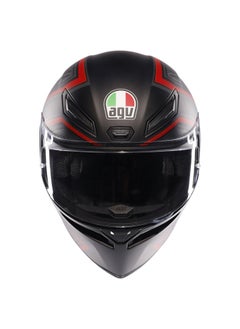 AGV K1 S SLING MATT BLACK/RED - MOTORBIKE FULL FACE HELMET E2206  - Image 2