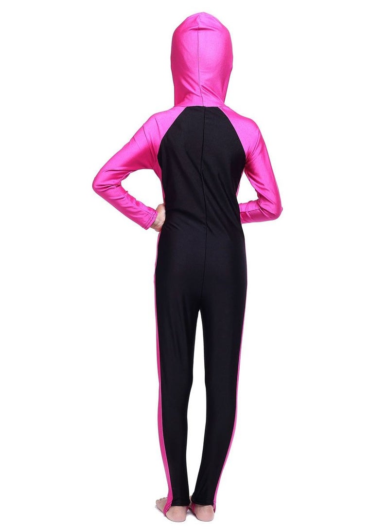 Loquat Girls One-piece Swimwear Long Sleeve and Long Trousers - Image 2