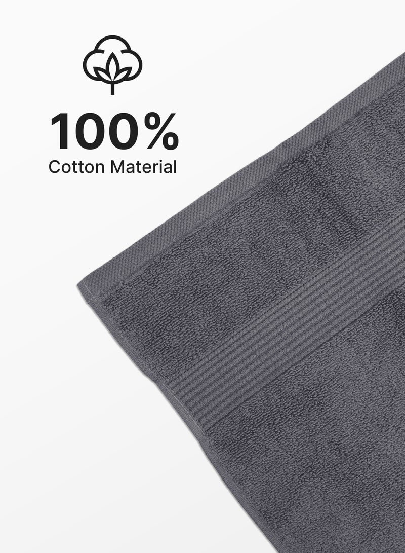 أميريكان لينين منشفة حمام ملمس ريش 550 جرام لكل متر مربع 100% قطن تيري 70x140 سم - ملمس فاخر فائق الامتصاص سريع الجفاف - Image 3