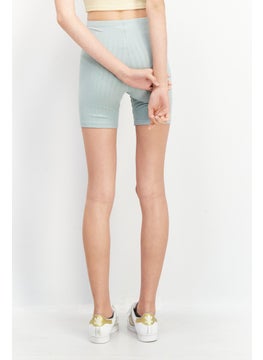BB Dakota by Steve Madden Women Stripe Pull On Basic Shorts, Blue Fog  - Image 4