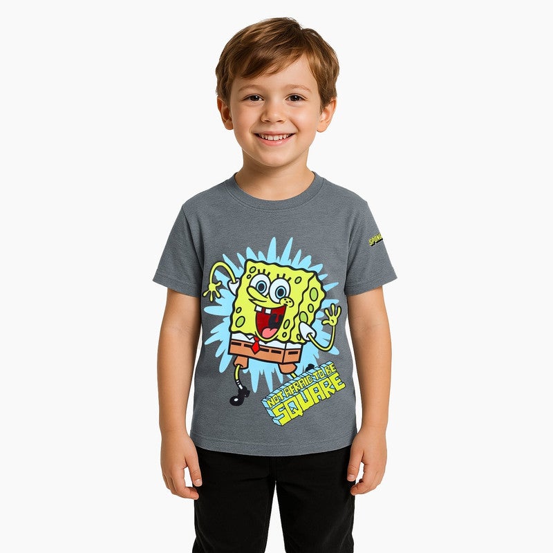 نكلوديون تيشيرت سبونج بوب للأولاد من نيكلوديون - Image 1