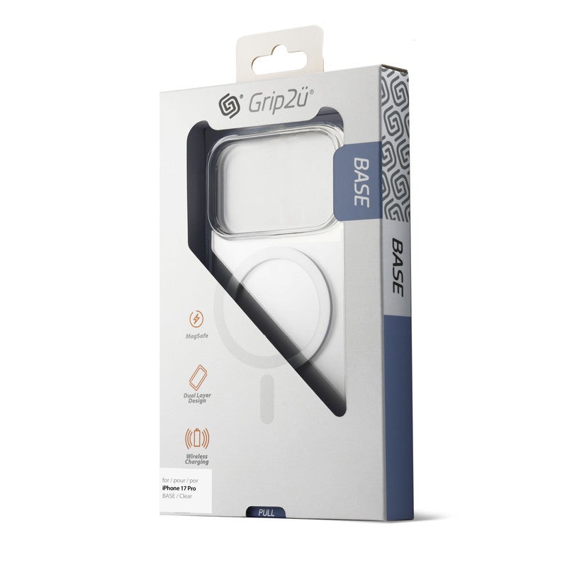 Grip2U iPhone 17 Pro BASE Clear – Premium Protective Accessory, Durable Material, Shock Resistant - Image 1