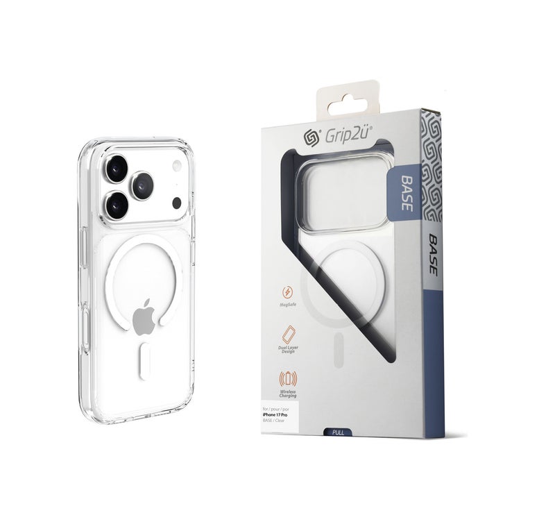 Grip2U iPhone 17 Pro BASE Clear – Premium Protective Accessory, Durable Material, Shock Resistant - Image 2