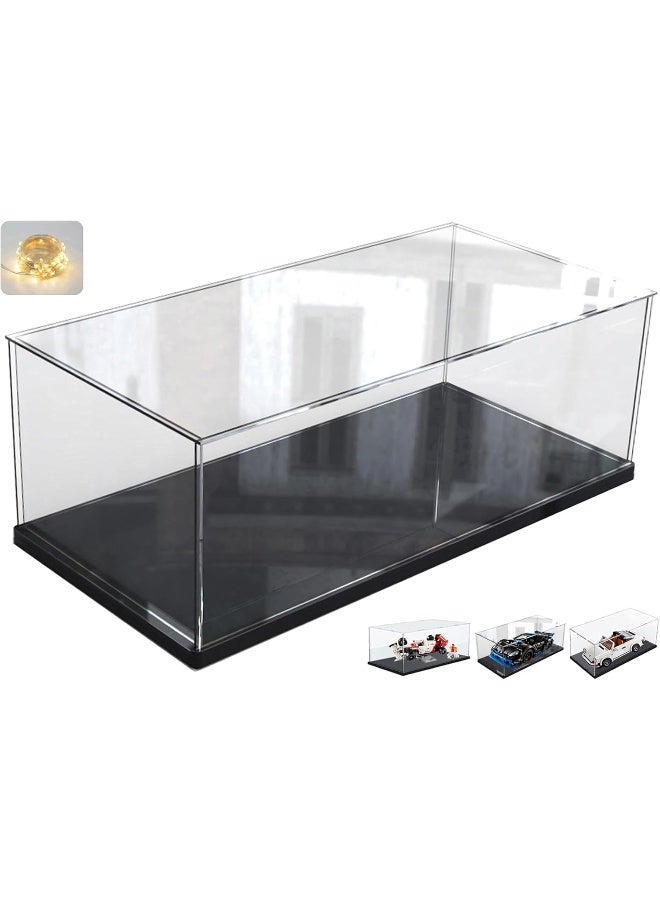 TPGP Acrylic Display Case for Lego Action Figure Funko Pop Model Sculpture Display Stand Transparent for Collection Dustproof Display Box for Storage Toys - Image 1
