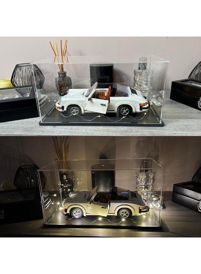 TPGP Acrylic Display Case for Lego Action Figure Funko Pop Model Sculpture Display Stand Transparent for Collection Dustproof Display Box for Storage Toys - Image 4