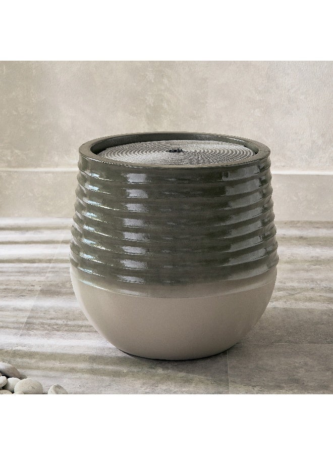 Home Box نافورة خارجية من الراتنج الإيليزي - أخضر - 1 قطعة - Image 1