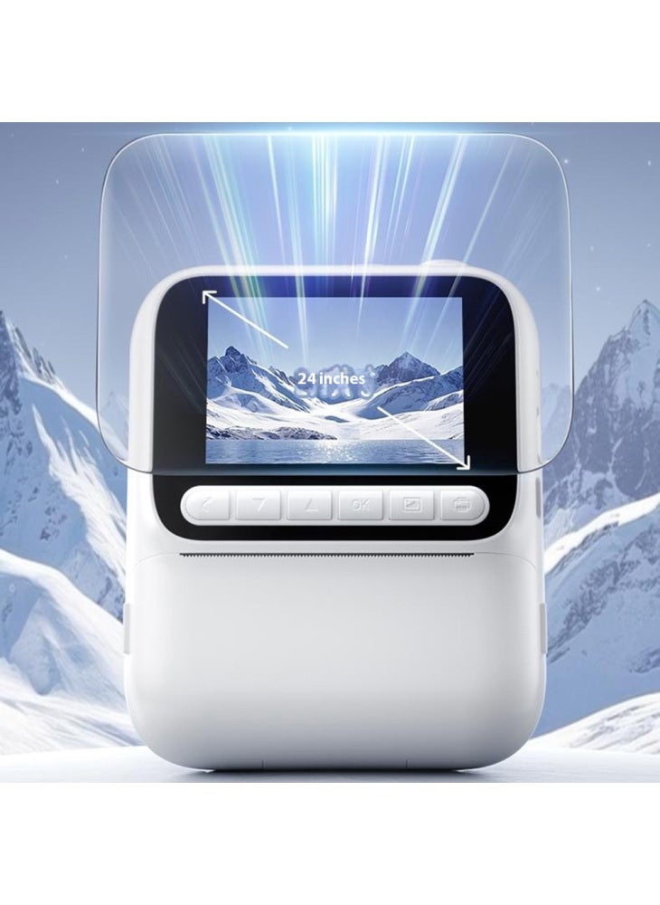 Generic Z700 2.4 Inch IPS Screen Instant Print Camera for Kids Support Single Color Print,with 32G Memory Card and Card Reader - Pink - Image 4