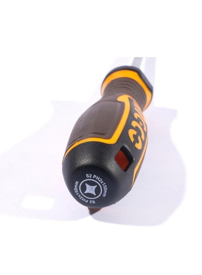 إنجكو مفك براغي فيليبس من INGCO، PH2 × 150 مم - HSDPH2150 - Image 3