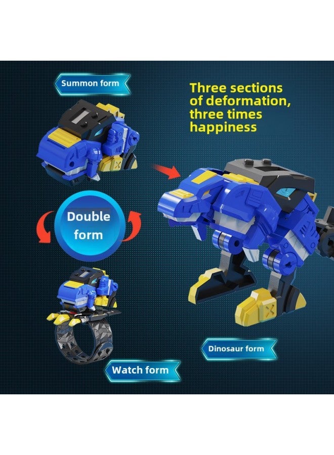Genuine Mini Special Team Children's Electronic Deformation Watch Toy King Kong Summon Shaper Dinosaur Power Watch-Color:Transformation Watch-excavator Deka  - Image 2