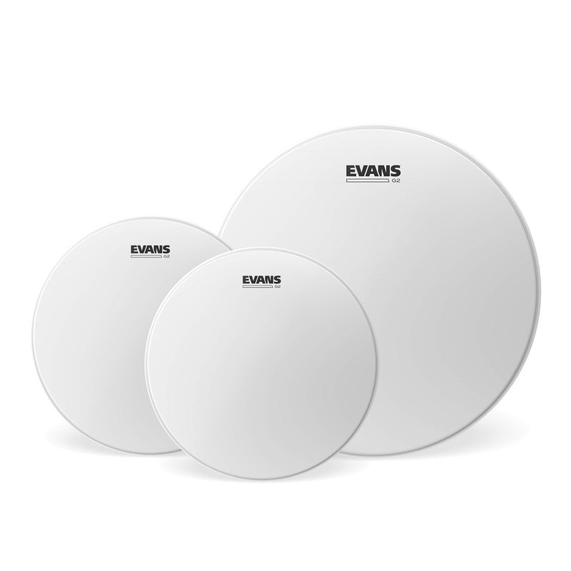 Evans Drum Heads G2 Coated Rock Tompack 10 inch 12 inch 16 inch